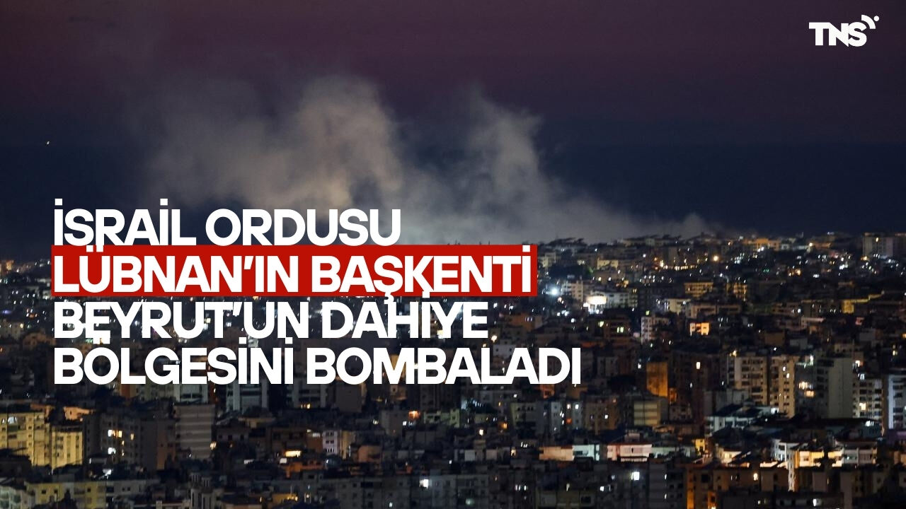 İsrail ordusu Lübnan’ın başkenti Beyrut’un Dahiye bölgesini bombaladı