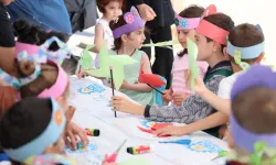 Gebze'de Başkan Büyükgöz'den miniklerin atölyesine ziyaret