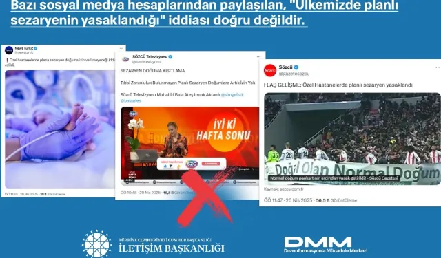 İletişim'den 'planlı sezaryen' iddialarına açıklama