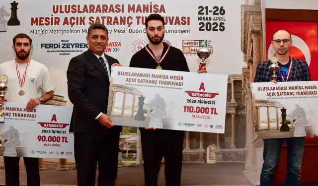 Manisa Festivali Satranç Turnuvası’nda şampiyon belli oldu