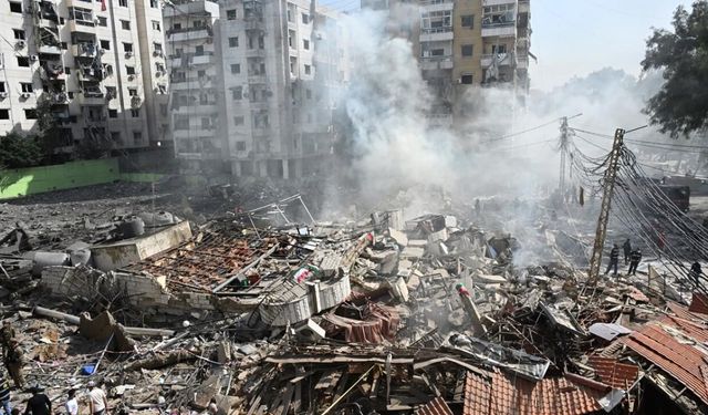 İşgalci İsrail ordusu Beyrut'taki Dahiye bölgesine hava saldırısı düzenledi