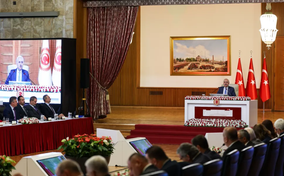 Milli Dayanışma'da 5. toplantı tamamlandı... TBMM Başkanı Kurtulmuş'tan provokasyon uyarısı